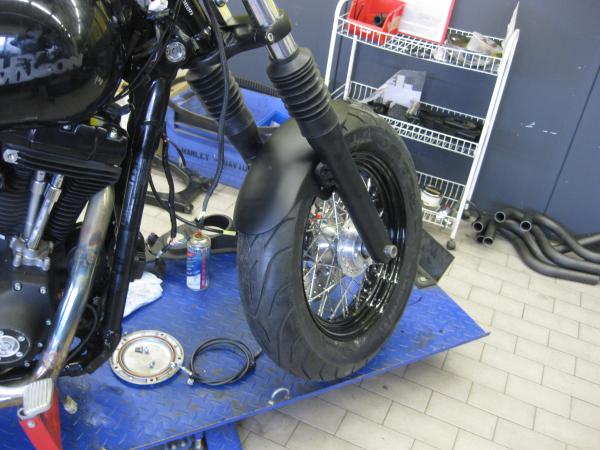 Frontfender Harley 160mm Dyna Street Bob Softail